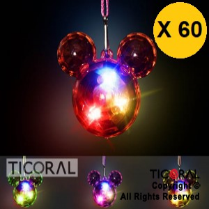 COLGANTE LUMINOSO RATON ACRILICO X 60